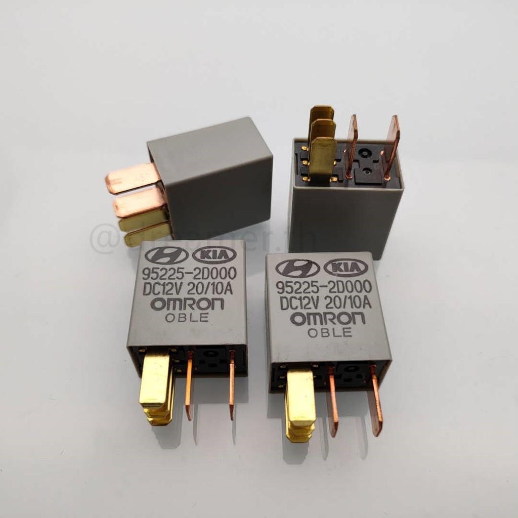 OMRON relay รีเลย์ 5 ขา DC 12V 20/10A 95225-2D000 KIA Honda bj-hyundai ...