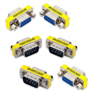 ภาพขนาดย่อของสินค้าADAPTER DB9 RS232 (M/M)ผู้/ผู้ (M/F)ผู้/เมีย (F/F) เมีย/เมีย