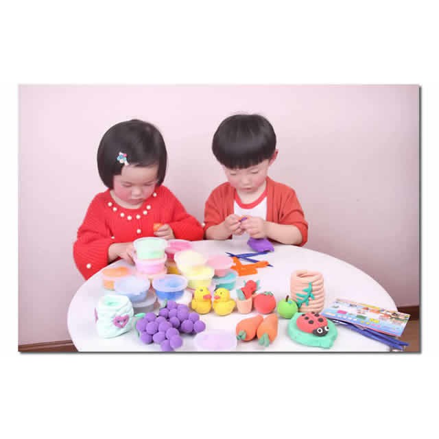 โคลนเด็กดินเหนียวพิเศษ-ศิลปะหลากสีดินเบาพิเศษ-100-กรัม-12-สีดินอวกาศ-ดินน้ำมัน-24-สี-ของเล่นเด็ก
