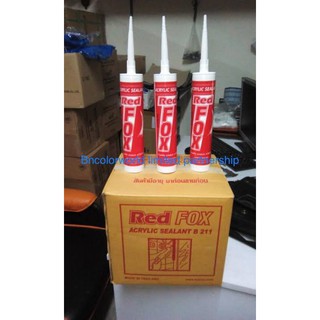 ภาพหน้าปกสินค้ากาวอะคริลิก อะคิลิก Red Fox B211 Acrylic sealant เรดฟ๊อก แด็ป ยาแนวกระเบื้อง bosny แด๊ป อะคริลิค กาวยาแนว กาวซิลิโคน แดป แดปขาว แดปซิลิโคน น้ำตาล เทา ดำ ขาว ที่เกี่ยวข้อง