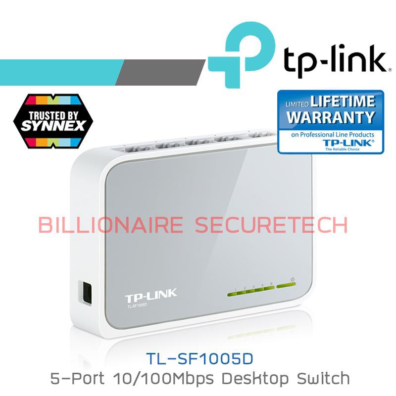 tp-link-tl-sf1005d-5-port-10-100mbps-desktop-switch-ประกัน-synnex