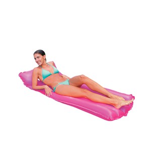 Float Me Summer แพยางนอนเดี่ยว พร้อมหมอนหนุน Inflatable Air Bed With Pillow Pool Float