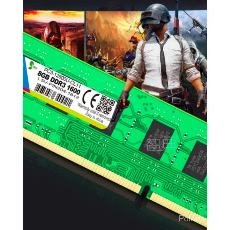 แรม DDR3 8GB Bus 1600 16 ชิพ hynix ram 8G 2Rx8 DDR3L 1600U ของใหม่ ใส่ ...
