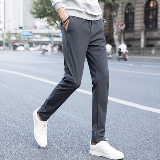 กางเกงขายาวลำลอง ทรงสลิมฟิต สไตล์เกาหลี สำหรับผู้ชาย ไซซ์ M-3XL กางเกงผุ้ชาย กางงเกงขายาวผู้ชาย