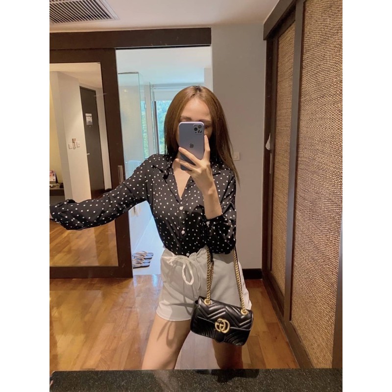 งานเซต-2-ชิ้น-เสื้อเชิ้ตกระดุมหน้า-กางเกงเอวหลังยางยืด