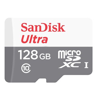 ภาพขนาดย่อของภาพหน้าปกสินค้าSANDISK 128 GB MICRO SD CARD (ไมโครเอสดีการ์ด) ULTRA SDHC CLASS 10 (SDSQUNR-128G-GN6MN) จากร้าน jib_officialshop บน Shopee