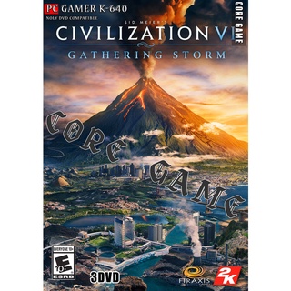 Sid Meiers Civilization VI Gathering Storm แผ่นเกมส์ แฟลชไดร์ฟ เกมส์คอมพิวเตอร์  PC โน๊ตบุ๊ค