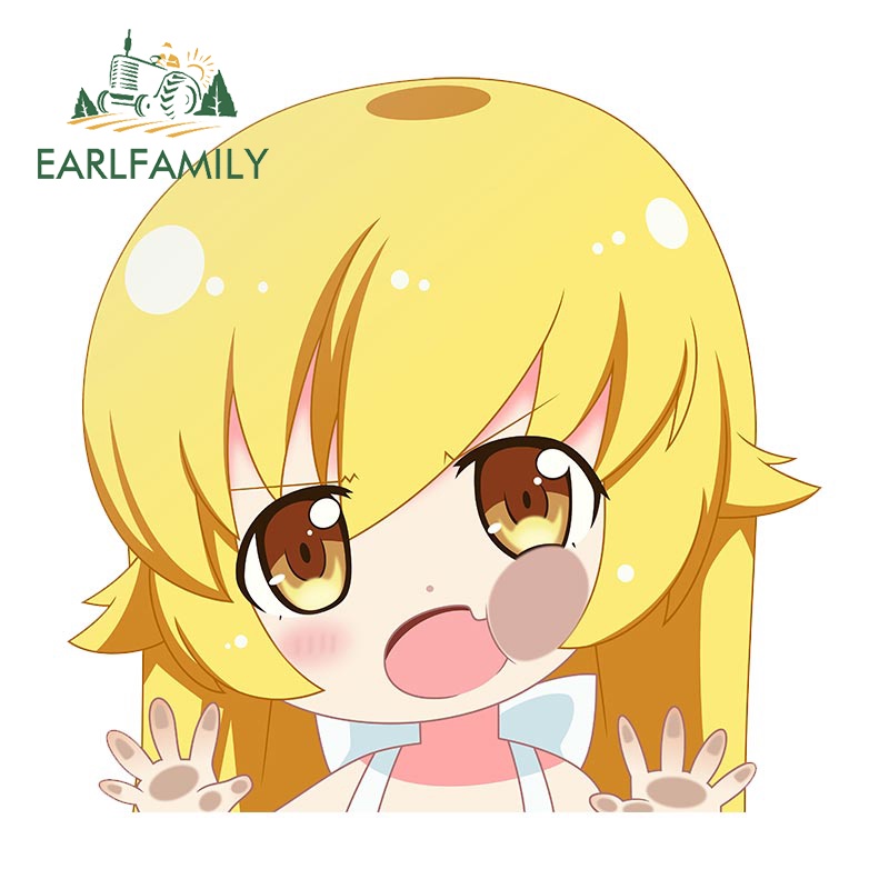 earlfamily-สติกเกอร์ไวนิล-ลายอนิเมะ-bakemonogatari-13-ซม-x-12-1-ซม-สําหรับติดตกแต่งรถยนต์