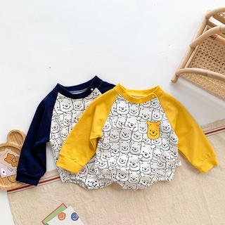 Baby Romper Cute Winnie The Pooh Long Sleeve Baby Jumpsuit Infant Bodysuit Newborn Clothes