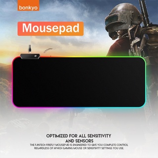 🍒🍒พร้อมส่งค่ะ🍒🍒แผ่นรองเมาส์มีไฟ Mouse pad แบบยาว RGB 7 สี