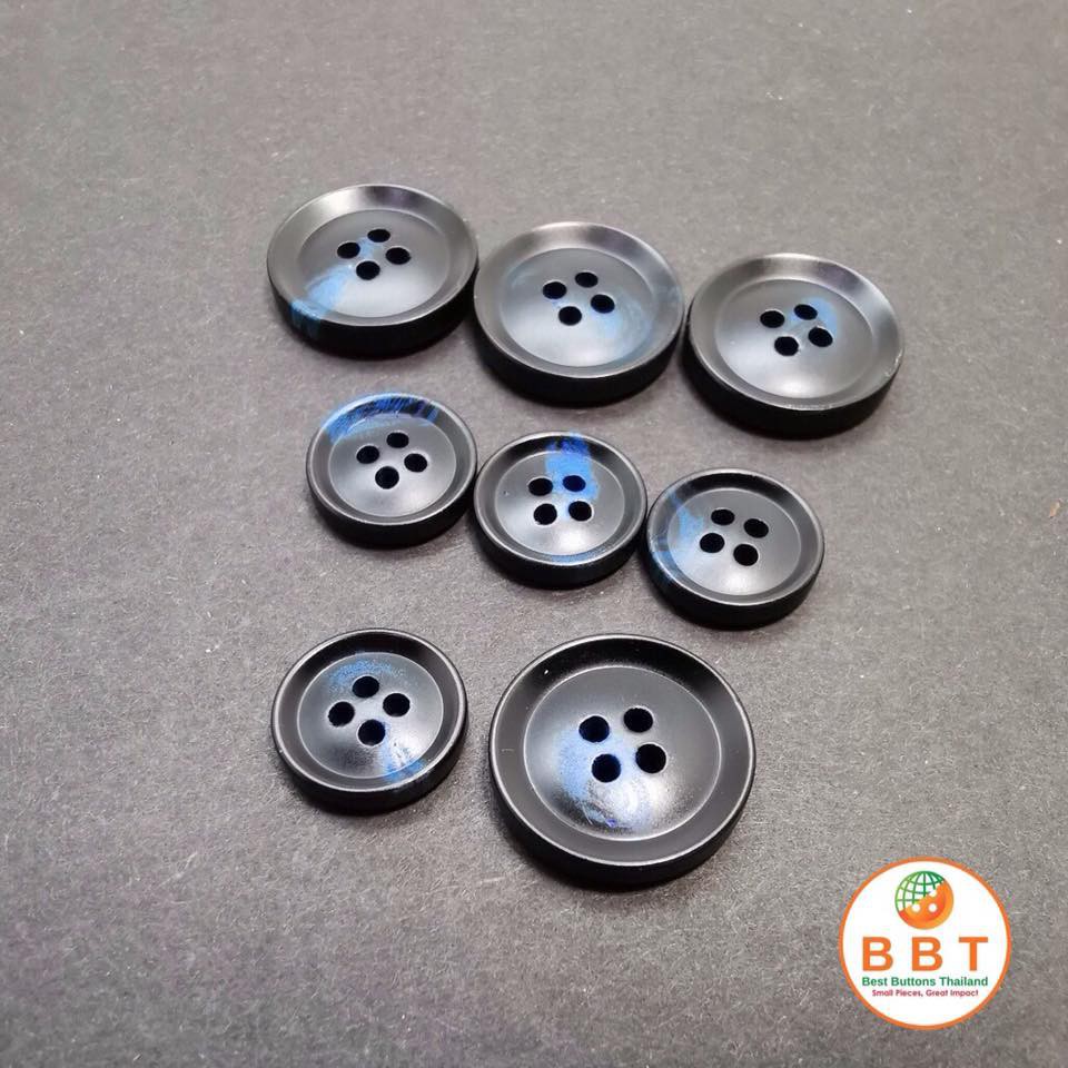 ภาพหน้าปกสินค้าBBT กระดุมเขาสัตว์แท้ สีกรม จากร้าน bestbuttons บน Shopee