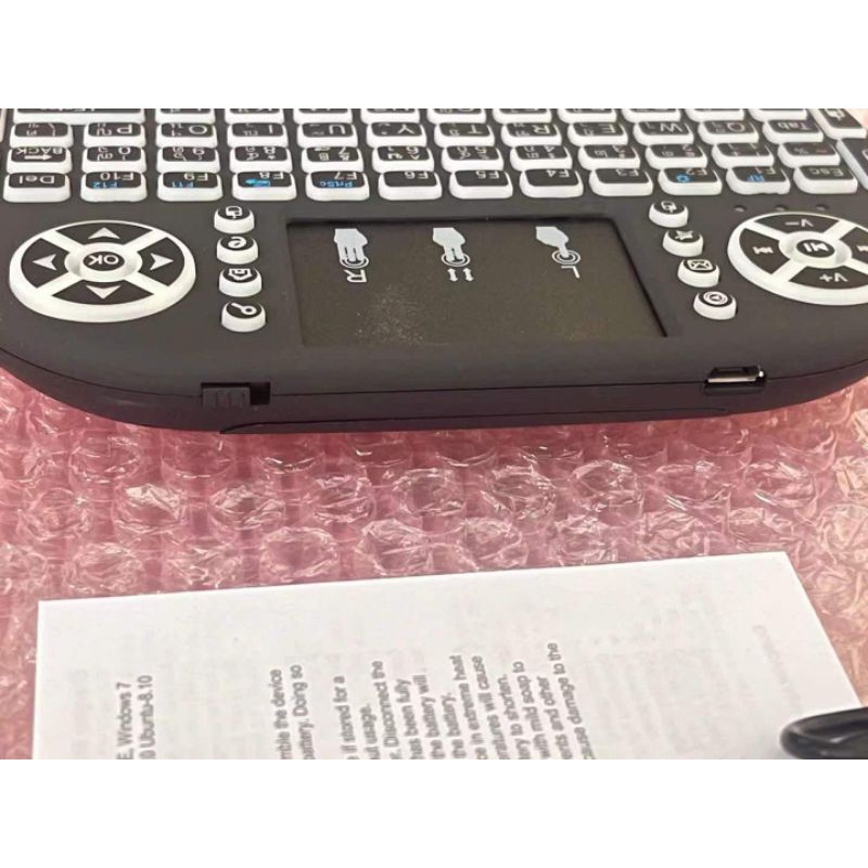 mini-wireless-keyboard-2-4-ghz-รุ่นใหม่พร้อมtouchpad-battery-chargeได้-แป้นพิมพ์ไทยสำหรับ-android-tv-box-mini-pc