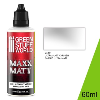 สีเคลือบชนิดด้าน สูตรน้ำ Maxx Matt Varnish 60ml Ultramate  ใช้ได้ทั้งกับ aribrush และ พู่กัน