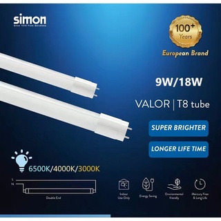 หลอดไฟ LED T8 tube DE 9w 18W 3000k 4000k 6500k หลอดไฟแอลอีดี 1ลัง25ชิ้น ...