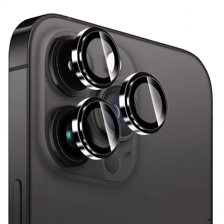 กระจกเลนส์กล้องสำหรับไอโฟน11-11pro-11promax-12-12pro-12promax-12mini-กล้องกันรอย-ฟิล์มกล้องวงแหวนครอบเลนส์พร้อมส่ง