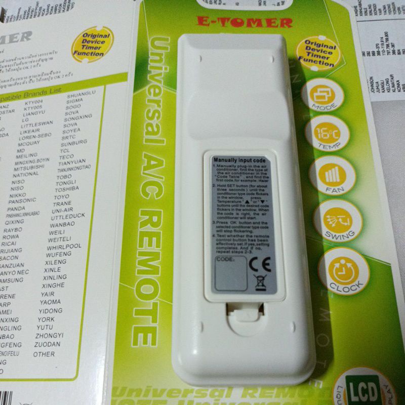 900529-รีโมทแอร์-et-9098e-1000-in-1