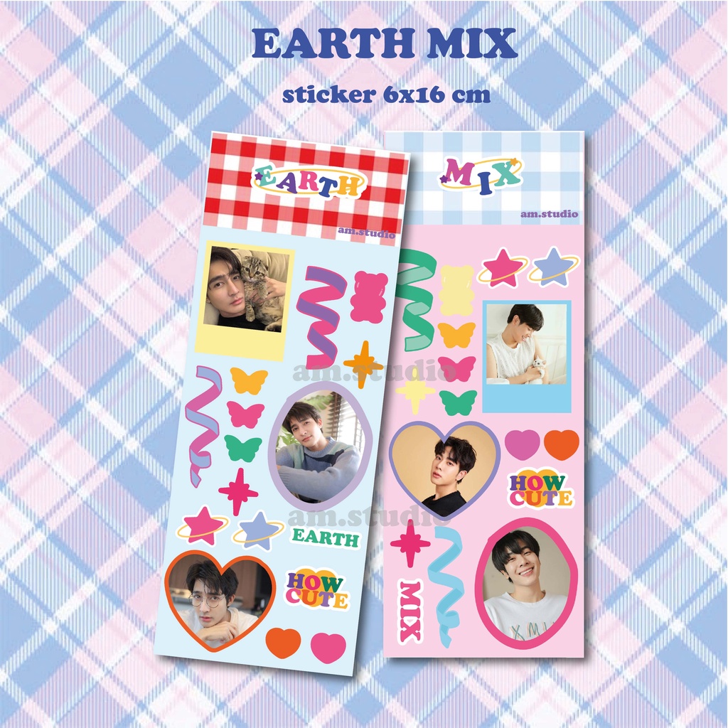 POOKPIK STICKER EARTH MIX ไดคัทแล้ว | Shopee Thailand