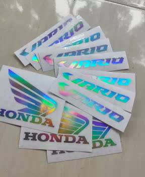 สติกเกอร์โฮโลแกรม-ตัดแต่ง-honda-vario