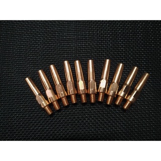 คอนแทคทิพ Contact tip (M6X45) อะไหล่สำหรับปืนเชื่อม MIG PANA350 ขนาด 0.8ม 1.0 และ1.2 MM