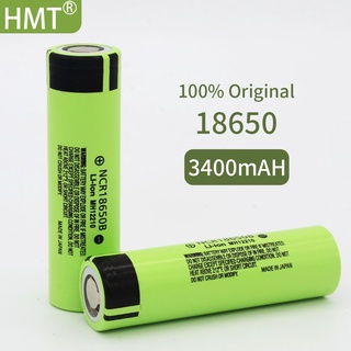 ใหม่3.7 V 3400Mah 18650 100% ใหม่ Original แบตเตอรี่ลิเธียมแบบชาร์จไฟได้ NCR18650B สำหรับไฟฉายแบตเตอรี่ (ไม่มี PCB)