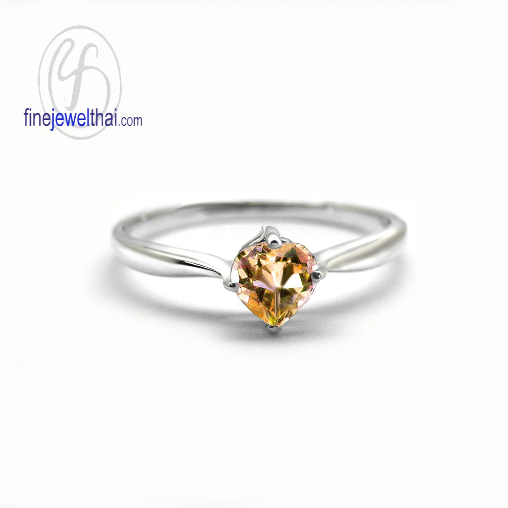 finejewelthai-แหวนซิทริน-ซิทริน-แหวนพลอย-พลอยแท้-พลอยประจำเดือนเกิด-citrine-silver-ring-birthstone-r1107ct-ht