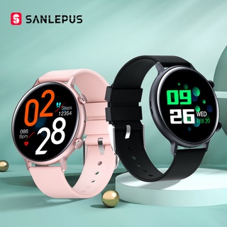 ภาพหน้าปกสินค้า【Official】 Sanlepus นาฬิกาข้อมือ Smartwatch วัดอัตราการเต้นหัวใจพร้อม Dial Message กันน้ําได้สําหรับ Android Ios ที่เกี่ยวข้อง