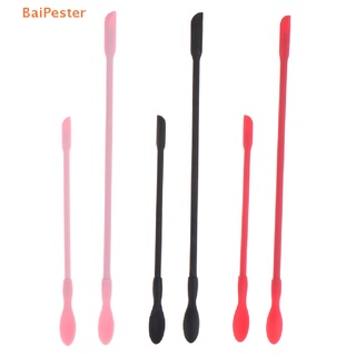 [BaiPester] Mini Silicone Spatula Thin Jar Bottle Silicone Scraper Gadget Kitchen Utensils