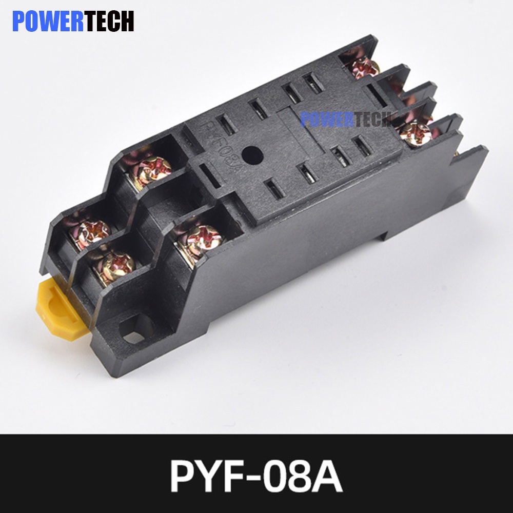 PYF08A Socket Relay ซ็อกเก็ตรีเลย์ ซ็อกเก็ต รีเลย์ ฐานรีเลย์ ขาแบน 8 ขา ...