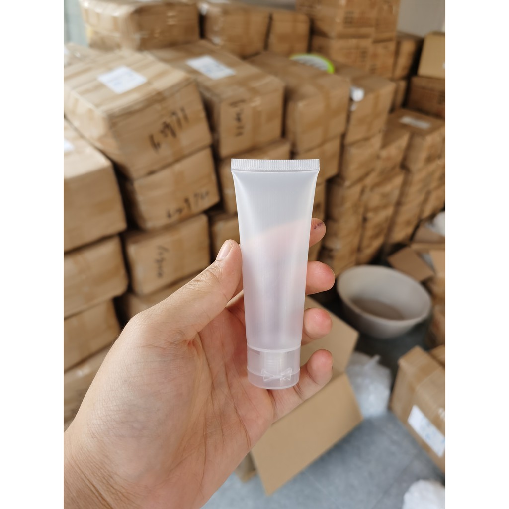 หลอดใส-หลอดใส่เจล-ขนาด-50-ml-ฝา-สินค้าพร้อมส่ง