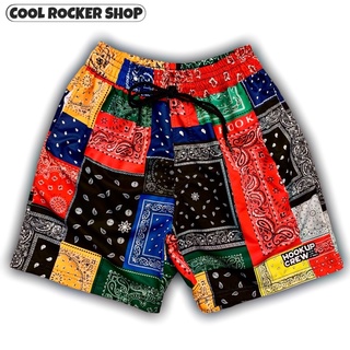 Cool Rocker : กางเกงขาสั้น ลายผ้าเช็ดหน้า (Paisley Bandana Shorts)