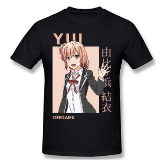 My Youth Romantic Comedy Is Wrong, As I Expected Men T Shirt Graphic Yui Yuigahama Oregairu Snafu Card Anime