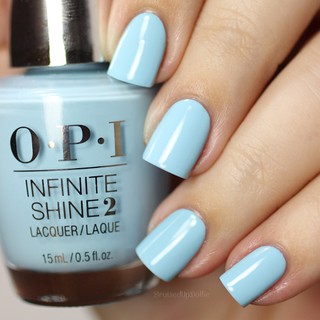 OPI Infinite Shine - I believe in Manicures (ISL HRH44) ยาทาเล็บสีฟ้าอ่อนๆ ทิฟฟานี่บูล น่ารักสดใส ม๊ากกก  แท้ 100%