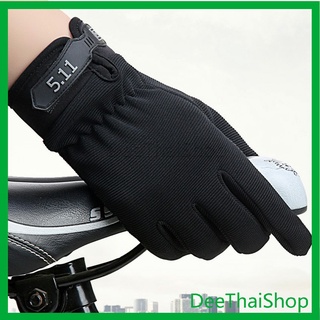 สินค้า Dee Thai A687 ถุงมือมอเตอร์ไซค์ รุ่น 5.11 ไบค์เกอร์ ถุงมือขี่กลางแจ้ง Non-slip gloves