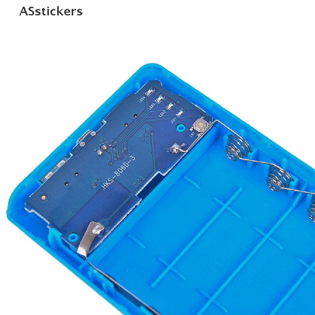 asstickers-เคสพาวเวอร์แบงก์-2a-6x18650-diy-ไม่มีแบตเตอรี่