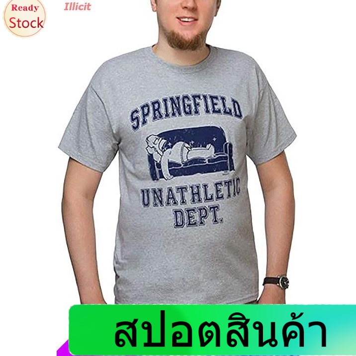 เสื้อยืดลำลอง The Simpsons Springfield Unathletic Department TShirt