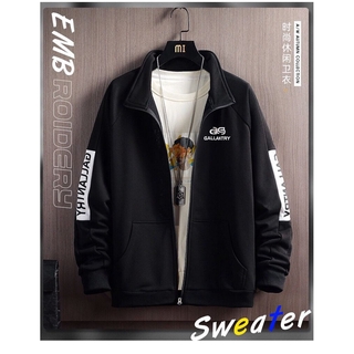 Fashion ใหม่!! เสื้อวอร์มลายแฟชั่น คลุมกันหนาวแขนยาว แต่งด้านข้าง ผู้ชาย+ผู้หญิงได้หมด