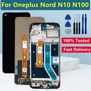 อะไหล่หน้าจอสัมผัส Lcd พร้อมกรอบ สําหรับ Oneplus Nord N10 5G Oneplus Nord N100