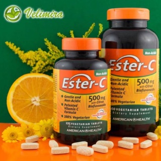 ✨pre order💫🇺🇸 American Health, Ester-C with Citrus Bioflavonoids, 500 mg, 225 Veggie Tabs