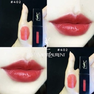 Beauty-Siam แท้ทั้งร้าน !! YSL VINYL CREAM CREAMY LIP STAIN FULL SIZE 5.5 ML. N0.402 MUF.2019