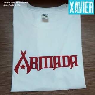 เสื้อยืดผ้าฝ้ายพิมพ์ลายคลาสสิก เสื้อยืด พิมพ์ลาย Combed 30 Distro ARMADA BAND สไตล์อินโดนีเซีย สําหรับผู้ชาย และผู้หญิง