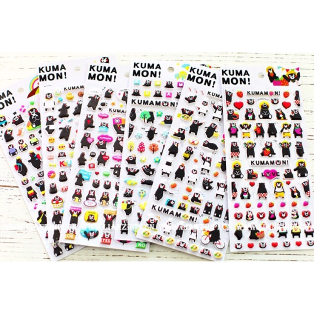 kumamon-puffy-sticker