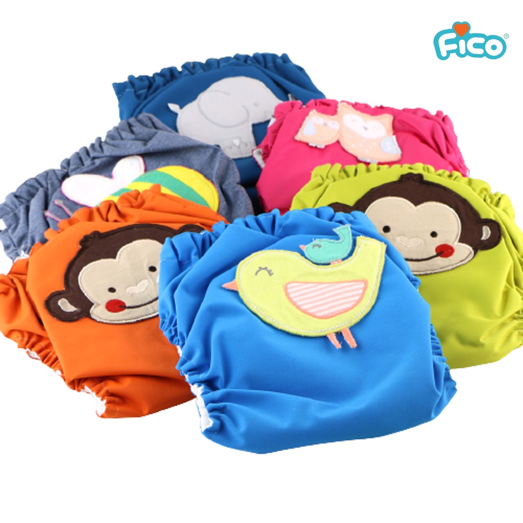 กางเกงผ้าอ้อม-mom2babyshop-รุ่น-n303-กันน้ำ-แบบสวม-size-xl-คละสีคละลาย
