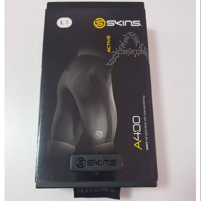 กางเกงรัดกล้ามเนื้อ SKINS A400 MEN COMPRESSION HALF TIGHTS - BLACK ...