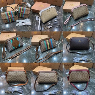 MS กระเป๋าสะพายข้าง รวมรุ่น coach รุ่นใหม่ล่าสุด กระเป๋าปั้มแบรนด์👛 /kim 8” 10”