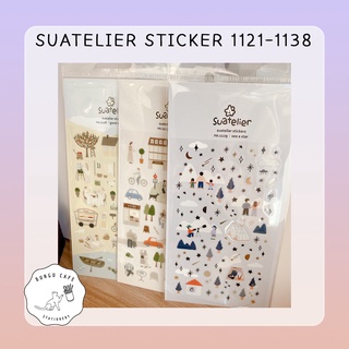 Suatelier Sticker Daily Deco no.1121-1140 // สติ๊กเกอร์ตกแต่ง ไดอารี่ สมุดโน๊ต นำเข้าจากเกาหลี