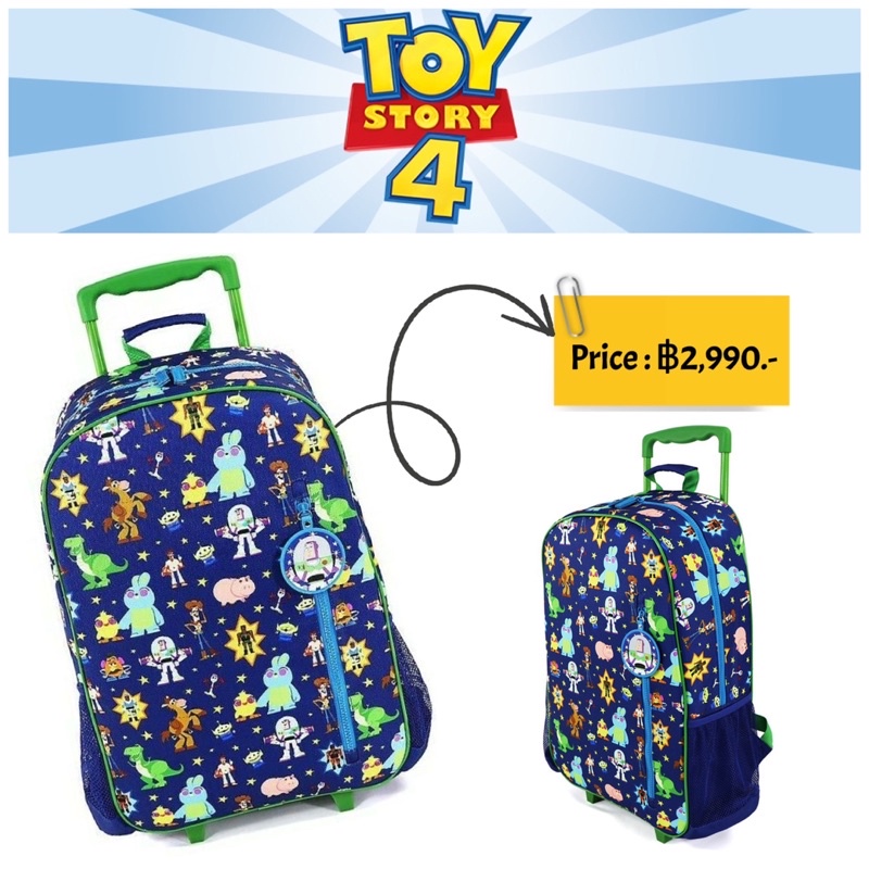 กระเป๋าเป้ล้อลาก-toy-story-rolling-backpack-จาก-disneystore-อเมริกา-ขนาด-17-5-นิ้ว