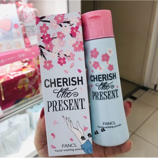 Spot Japan fancl FANCL new cherry blossom limited no added moisturizing smooth moisturizing โฟมทำความสะอาดผิวหน้า 50g