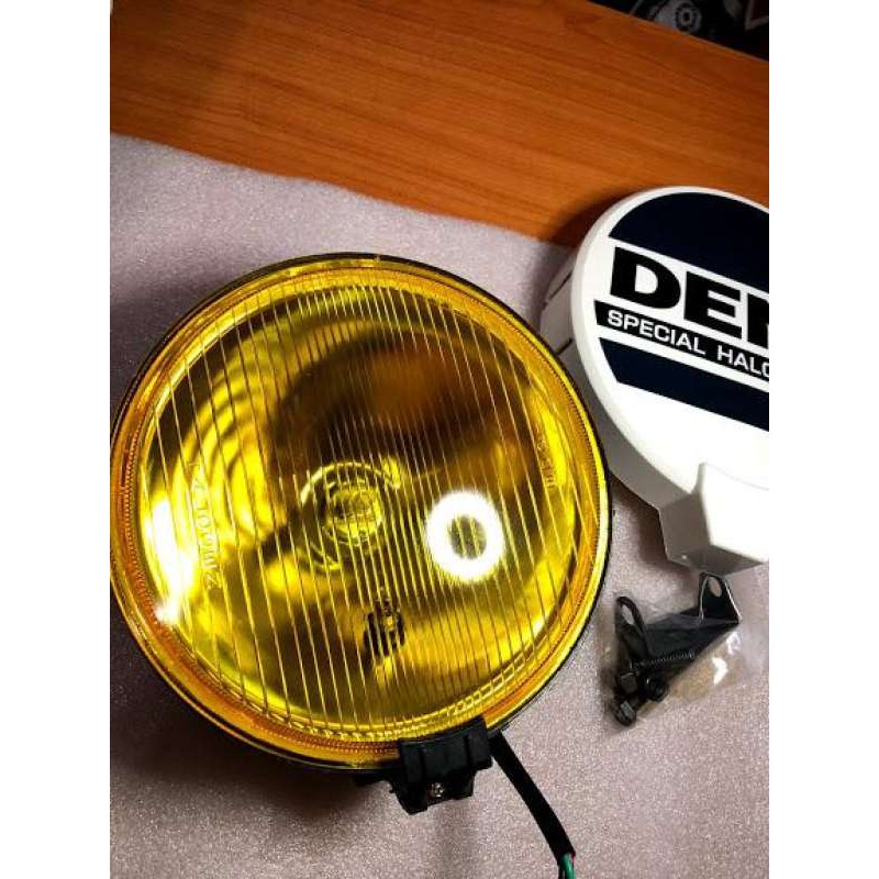 ไฟสปอร์ตไลท์-denji-dj100-12v-เลนส์สีเหลือง-ขนาด-7-sale-ราคาพิเศษ