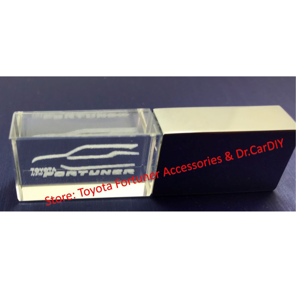 usb-flash-drive-sandisk-16gb-all-new-toyota-fortuner-logo-ไฟสีน้ำเงิน