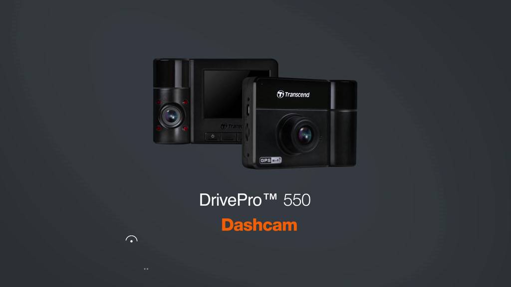 Transcend DrivePro 550 กล้องบันทึกวีดีโอติดรถยนต์ Drive Pro 550 (TS ...